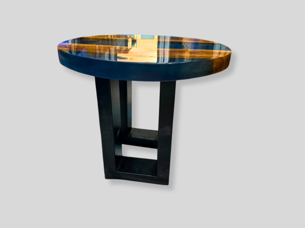 Circle Epoxy Resin Coffee Table Handmade Home & Office Decor